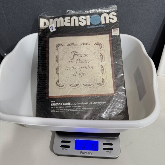 Dimensions Candlewicking VTG Hand Embroidery Kit 4103 Friends Verse NEW SEALED - Picture 7 of 7